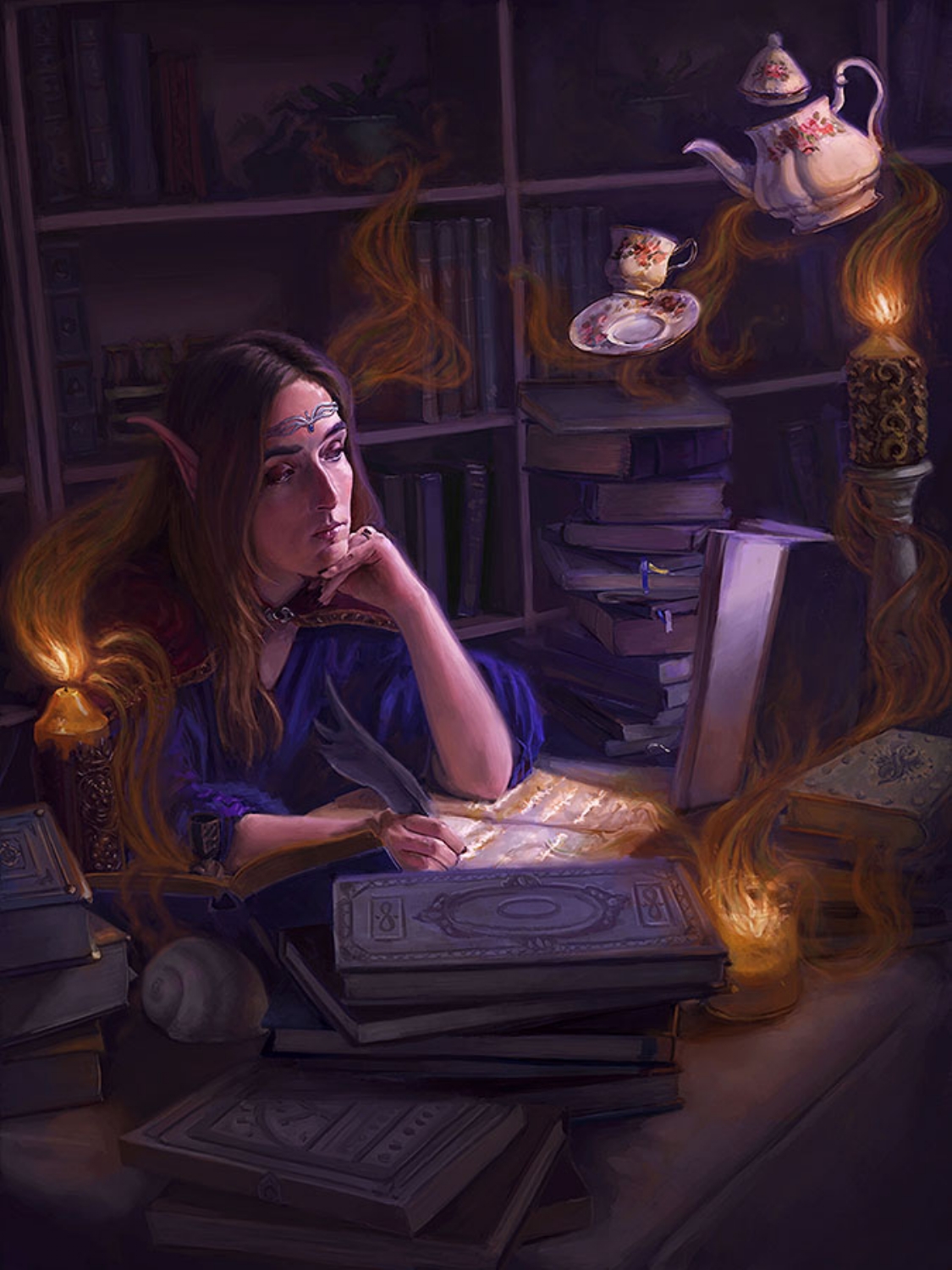 Image of Study Time - Digital, see print options below