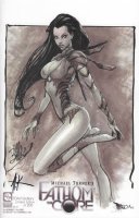 SIGNED Edition - Fathom the Core TDArt Kickstarter Excl Cover Benitez Sepia Ltd 200 Comic Art