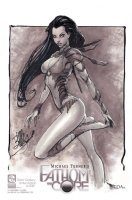 Fathom the Core TDArt Kickstarter Exclusive Cover Z2 Benitez Ltd 200 Comic Art